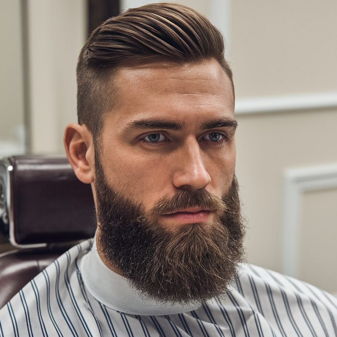 Coupe lissée et barbe taillée - Univers Coiffure Bry-sur-Marne
